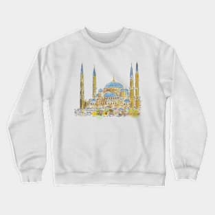 The blue mosque Istanbul Crewneck Sweatshirt